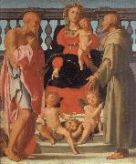 Madonna and Child with SS.Jerome and Francis and Two Angels Pontormo
