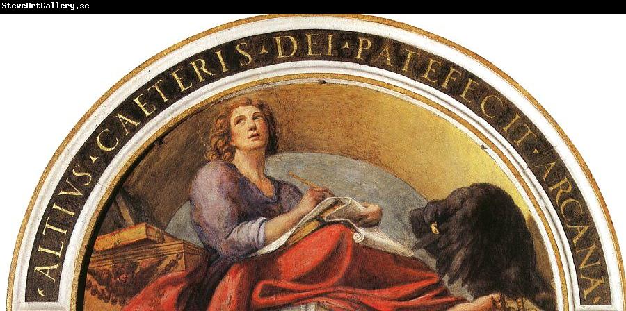 Correggio Lunette with St.John the Evangelist