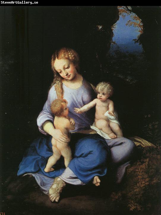 Correggio Madonna and Child with the Young Saint John