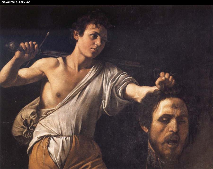 Caravaggio David with the head of Goliath