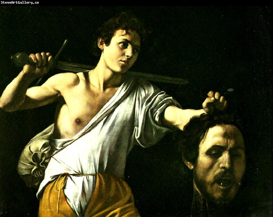 Caravaggio david med goliats huvud