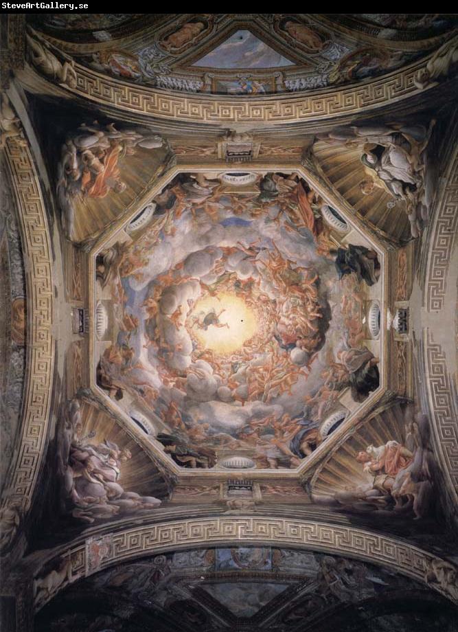 Correggio Assumption of the Virgin,cupola