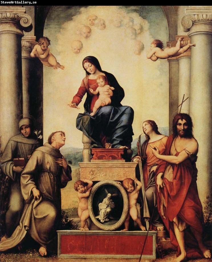 Correggio Madonna with Saint Francis