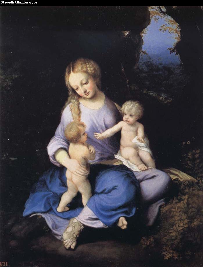 Correggio Madonna and Child with the Young Saint John
